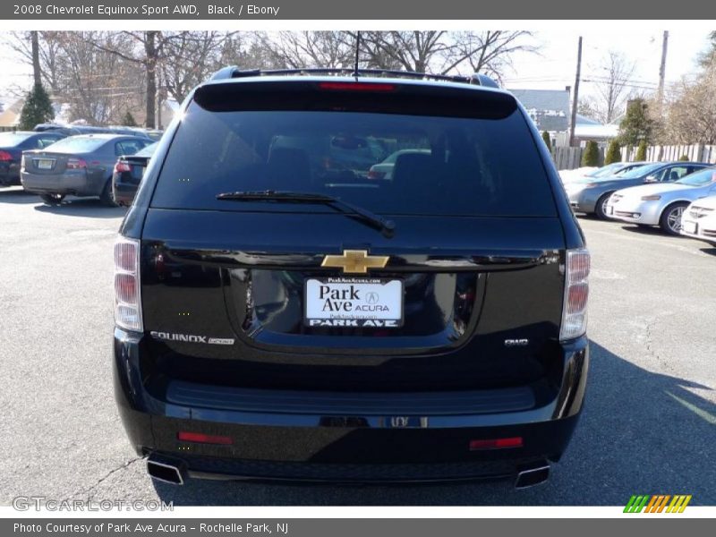 Black / Ebony 2008 Chevrolet Equinox Sport AWD