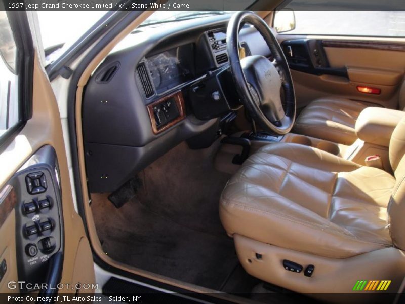 Stone White / Camel 1997 Jeep Grand Cherokee Limited 4x4