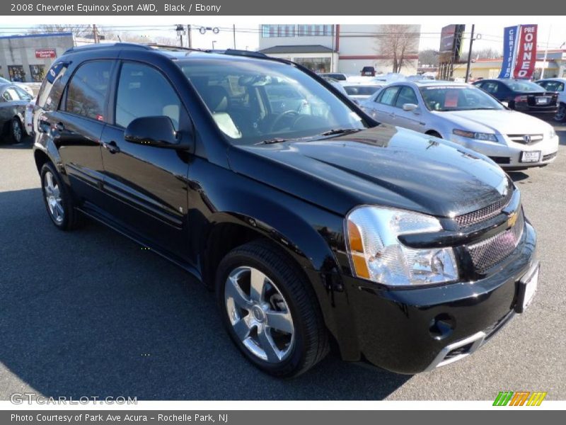 Black / Ebony 2008 Chevrolet Equinox Sport AWD