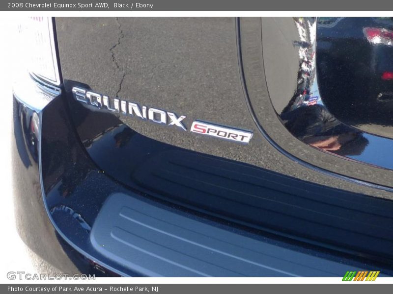 Black / Ebony 2008 Chevrolet Equinox Sport AWD