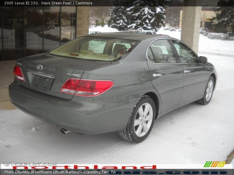 Oasis Green Pearl / Cashmere 2005 Lexus ES 330
