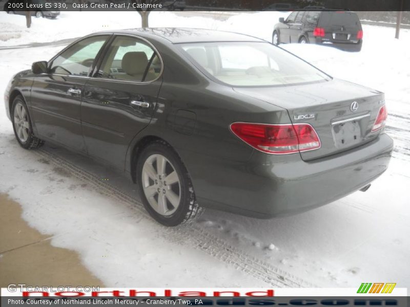 Oasis Green Pearl / Cashmere 2005 Lexus ES 330
