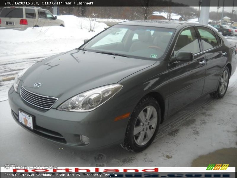 Oasis Green Pearl / Cashmere 2005 Lexus ES 330
