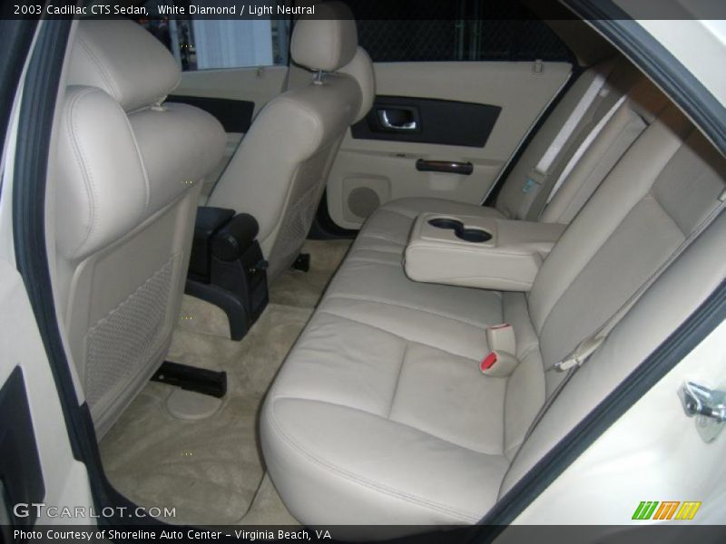 White Diamond / Light Neutral 2003 Cadillac CTS Sedan