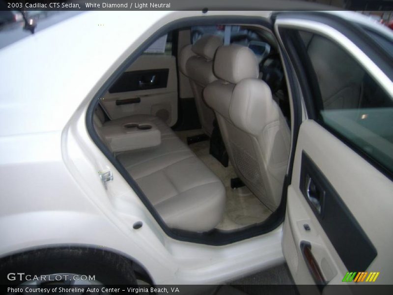 White Diamond / Light Neutral 2003 Cadillac CTS Sedan