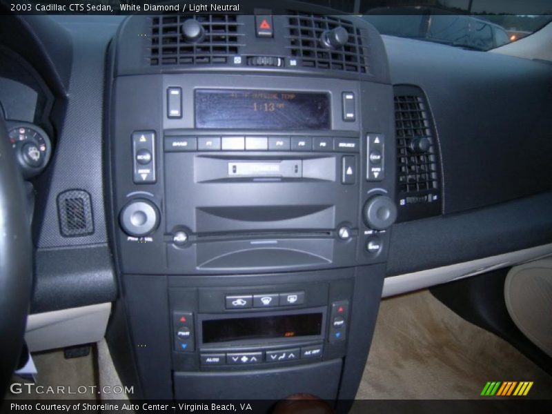 White Diamond / Light Neutral 2003 Cadillac CTS Sedan