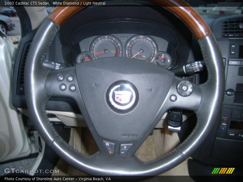 White Diamond / Light Neutral 2003 Cadillac CTS Sedan