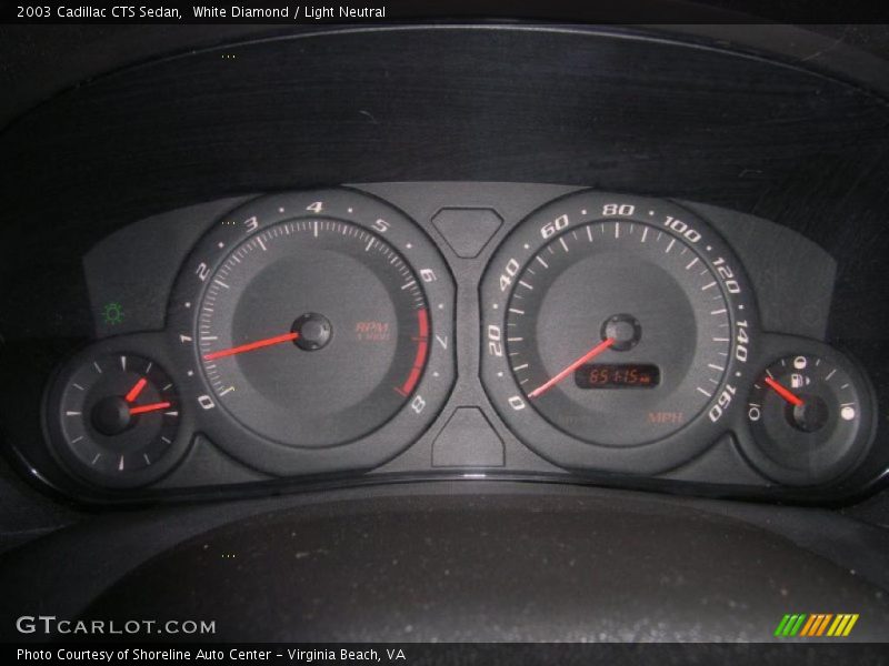 White Diamond / Light Neutral 2003 Cadillac CTS Sedan