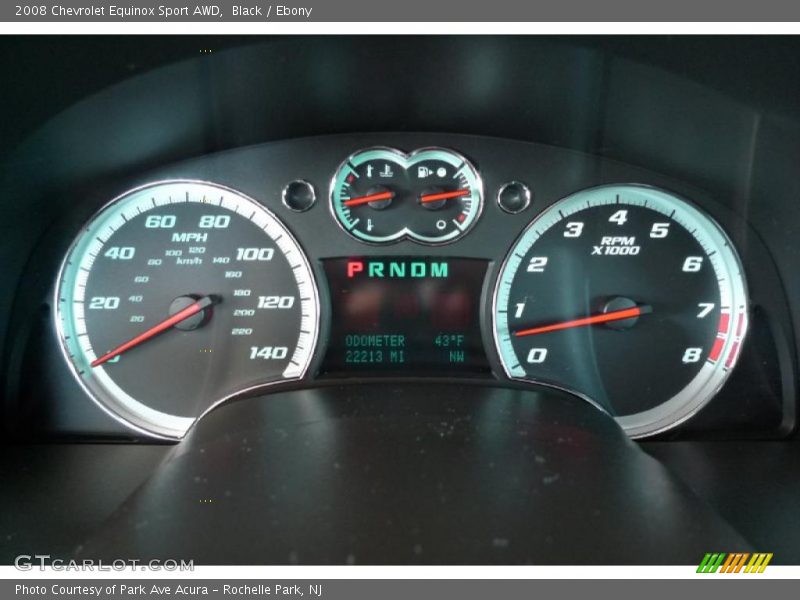 Black / Ebony 2008 Chevrolet Equinox Sport AWD