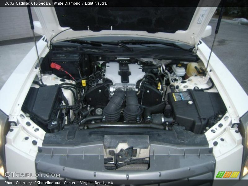 White Diamond / Light Neutral 2003 Cadillac CTS Sedan