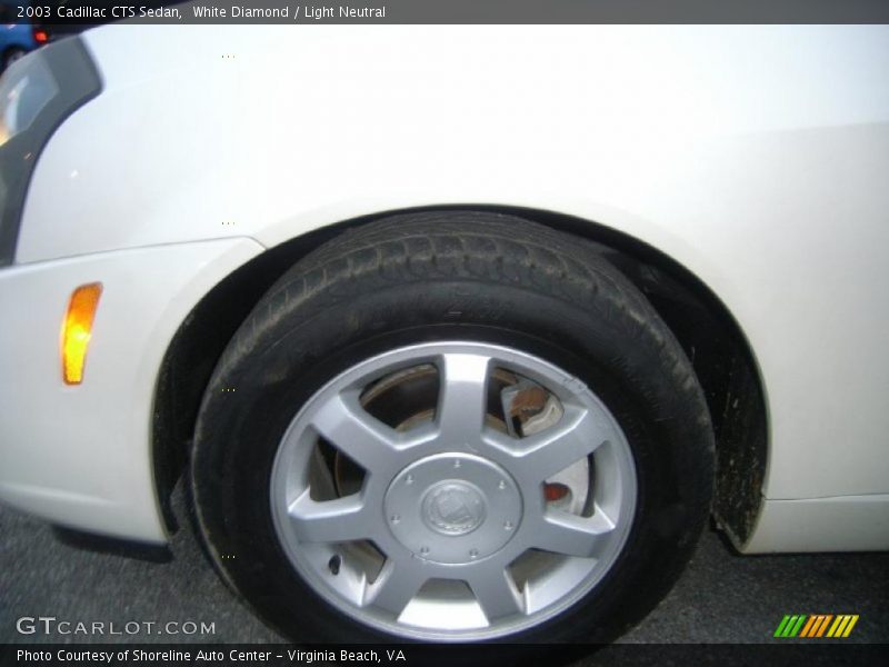 White Diamond / Light Neutral 2003 Cadillac CTS Sedan