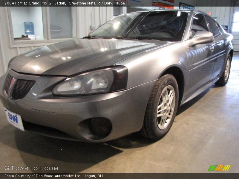 Greystone Metallic / Dark Taupe 2004 Pontiac Grand Prix GT Sedan