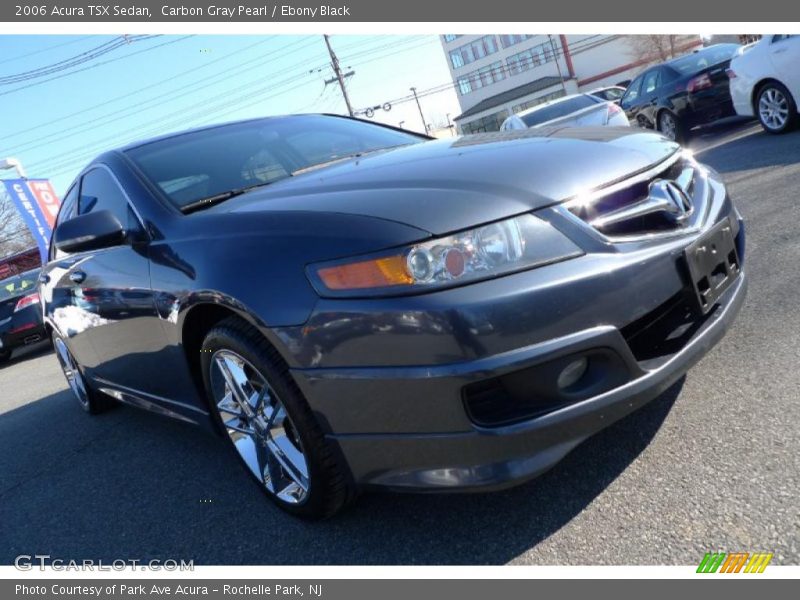 Carbon Gray Pearl / Ebony Black 2006 Acura TSX Sedan