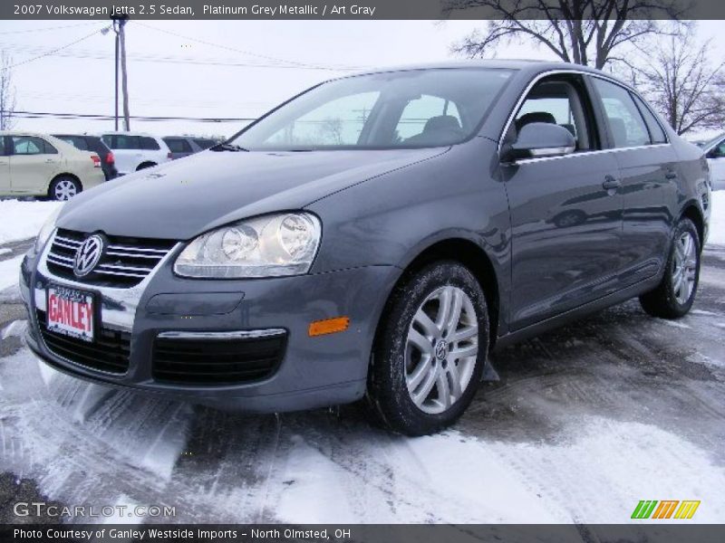 Platinum Grey Metallic / Art Gray 2007 Volkswagen Jetta 2.5 Sedan