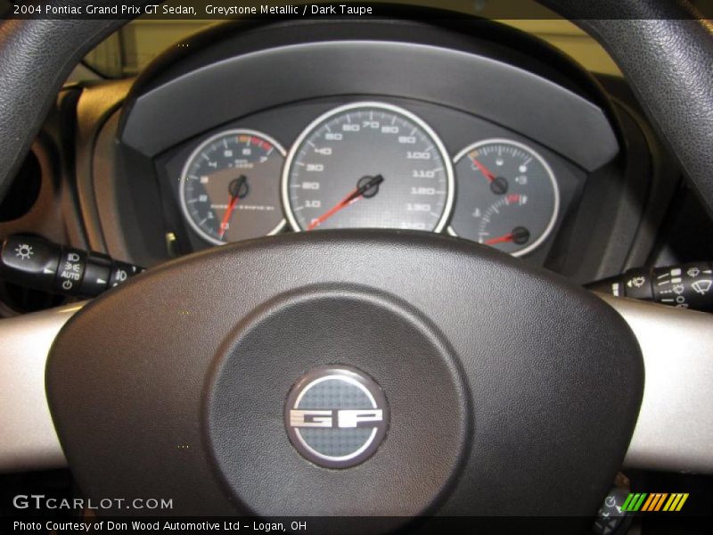 Greystone Metallic / Dark Taupe 2004 Pontiac Grand Prix GT Sedan