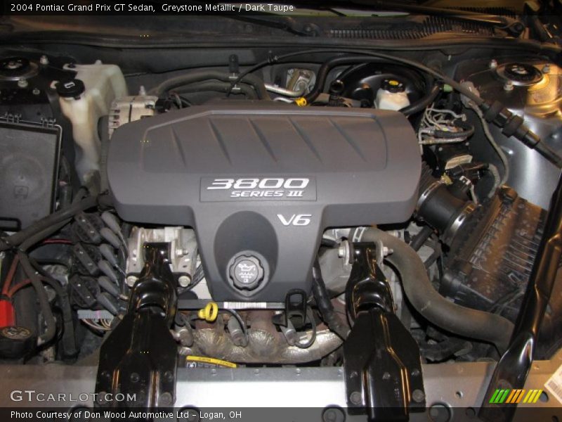 Greystone Metallic / Dark Taupe 2004 Pontiac Grand Prix GT Sedan