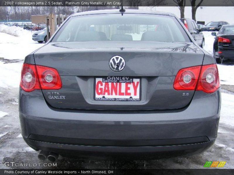 Platinum Grey Metallic / Art Gray 2007 Volkswagen Jetta 2.5 Sedan