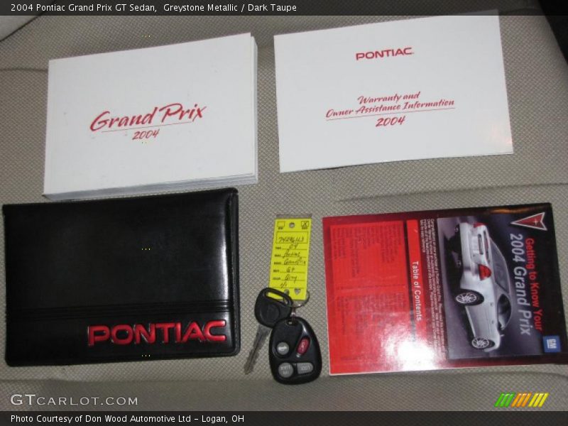 Greystone Metallic / Dark Taupe 2004 Pontiac Grand Prix GT Sedan