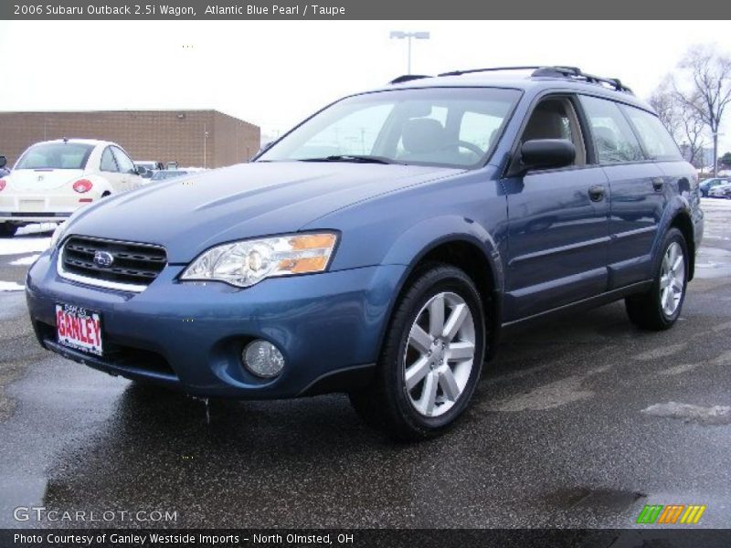 Atlantic Blue Pearl / Taupe 2006 Subaru Outback 2.5i Wagon