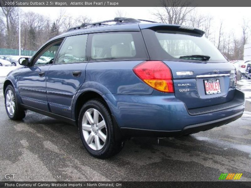 Atlantic Blue Pearl / Taupe 2006 Subaru Outback 2.5i Wagon