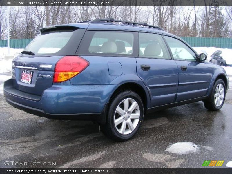 Atlantic Blue Pearl / Taupe 2006 Subaru Outback 2.5i Wagon