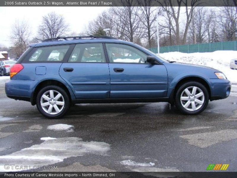 Atlantic Blue Pearl / Taupe 2006 Subaru Outback 2.5i Wagon