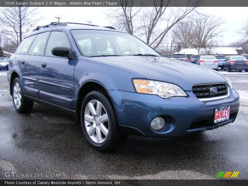 Atlantic Blue Pearl / Taupe 2006 Subaru Outback 2.5i Wagon