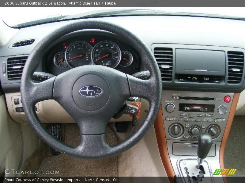 Atlantic Blue Pearl / Taupe 2006 Subaru Outback 2.5i Wagon