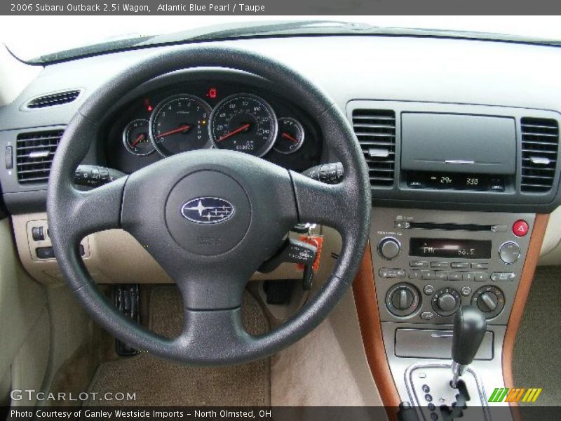 Atlantic Blue Pearl / Taupe 2006 Subaru Outback 2.5i Wagon