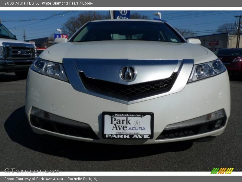 White Diamond Pearl / Ebony 2009 Acura TL 3.5