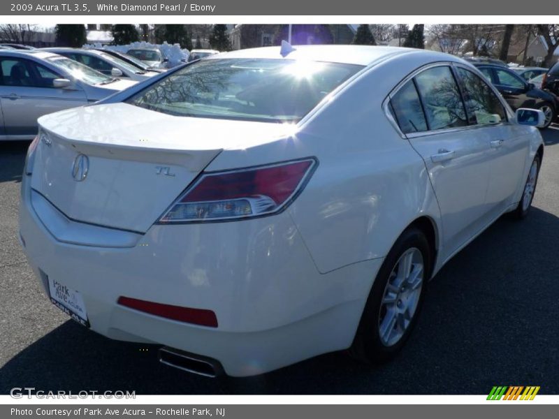 White Diamond Pearl / Ebony 2009 Acura TL 3.5