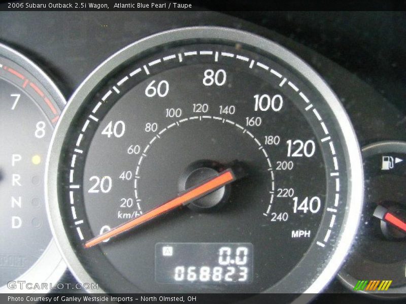 Atlantic Blue Pearl / Taupe 2006 Subaru Outback 2.5i Wagon