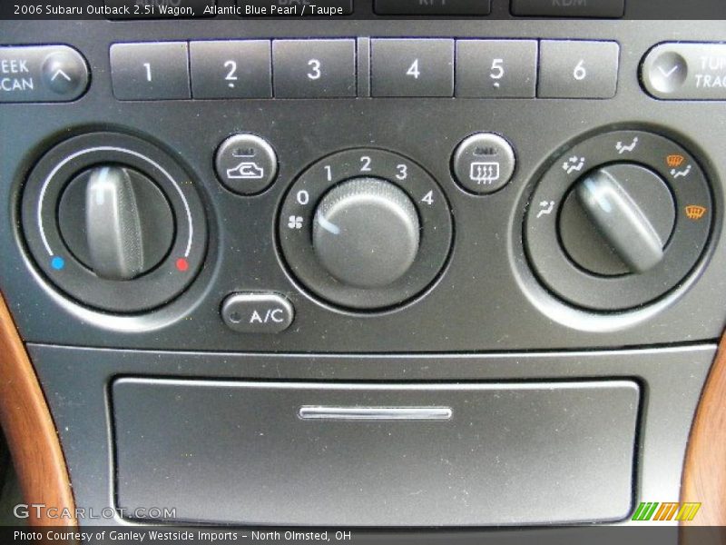 Atlantic Blue Pearl / Taupe 2006 Subaru Outback 2.5i Wagon