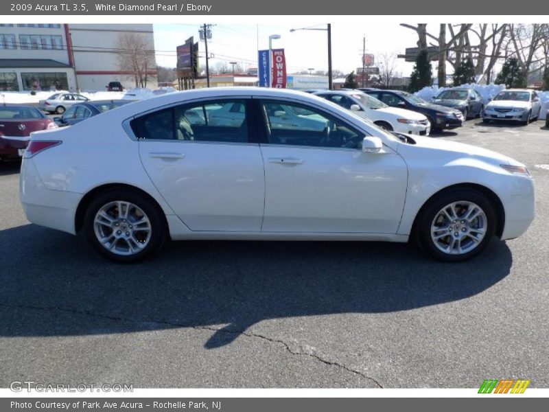 White Diamond Pearl / Ebony 2009 Acura TL 3.5