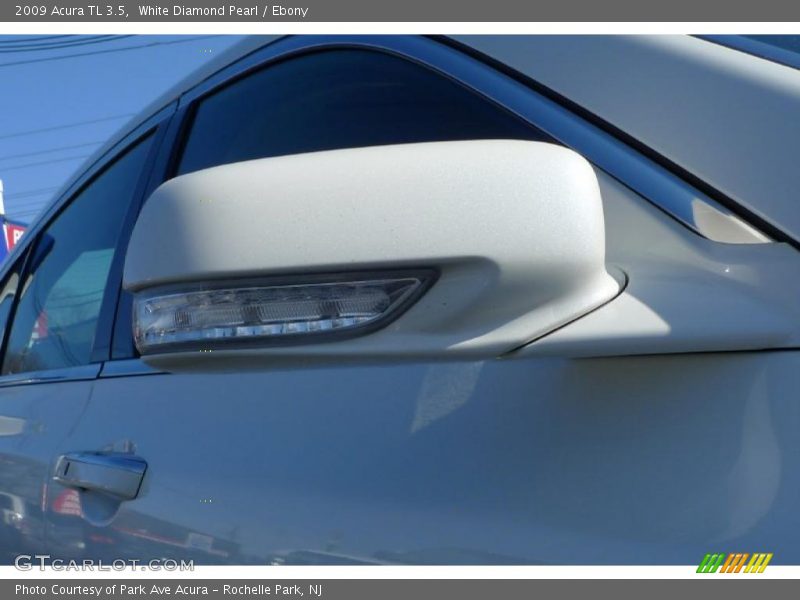 White Diamond Pearl / Ebony 2009 Acura TL 3.5