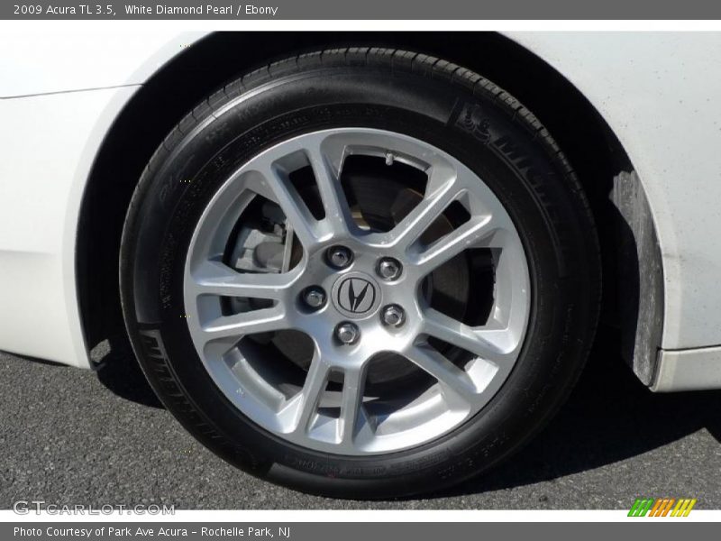 White Diamond Pearl / Ebony 2009 Acura TL 3.5