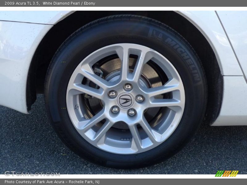 White Diamond Pearl / Ebony 2009 Acura TL 3.5