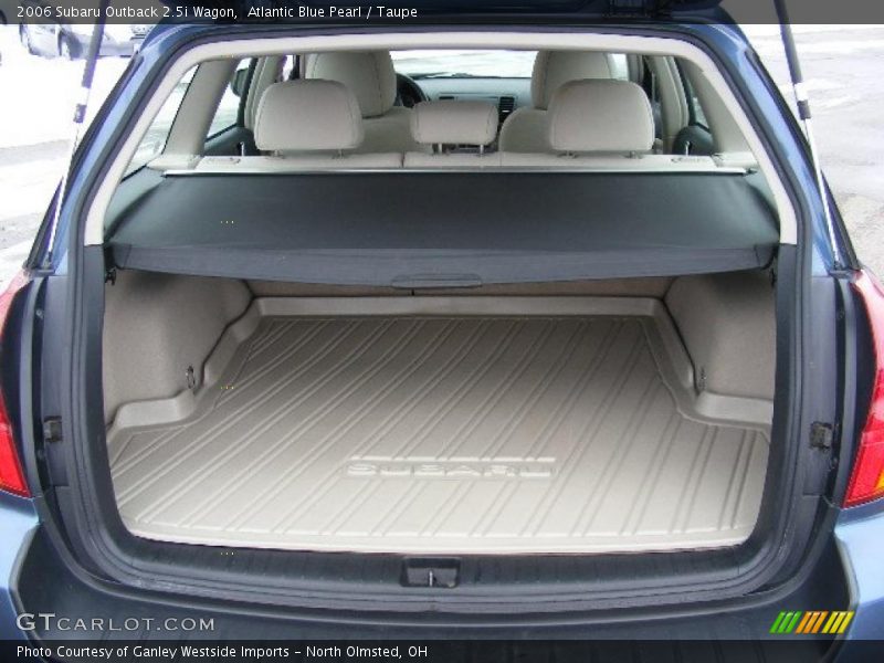 Atlantic Blue Pearl / Taupe 2006 Subaru Outback 2.5i Wagon
