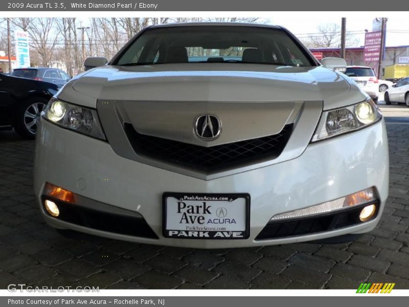 White Diamond Pearl / Ebony 2009 Acura TL 3.5
