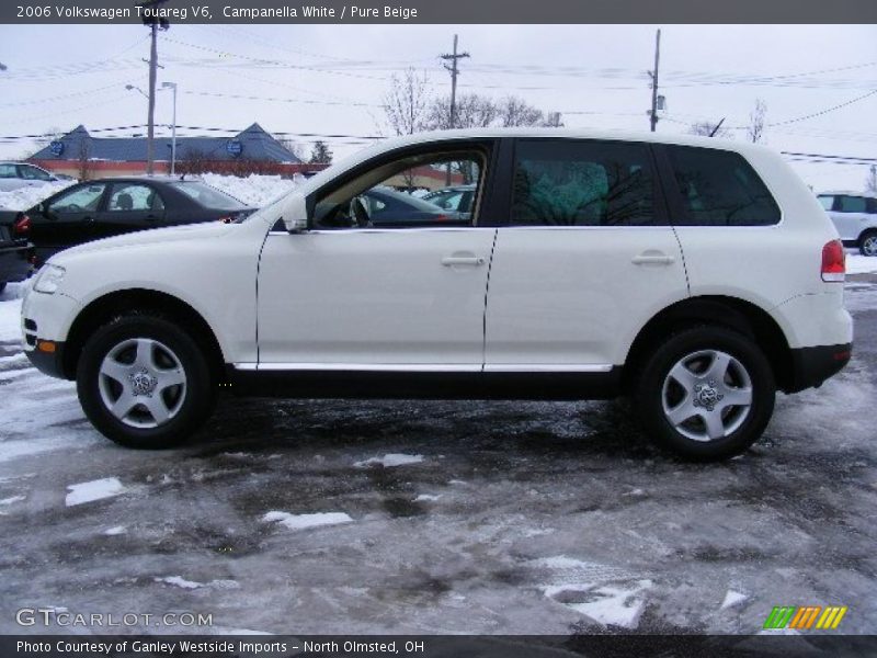 Campanella White / Pure Beige 2006 Volkswagen Touareg V6