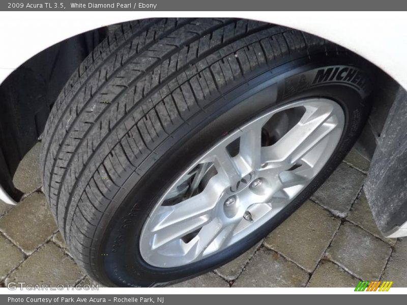 White Diamond Pearl / Ebony 2009 Acura TL 3.5