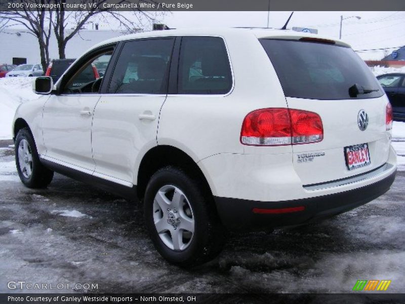 Campanella White / Pure Beige 2006 Volkswagen Touareg V6
