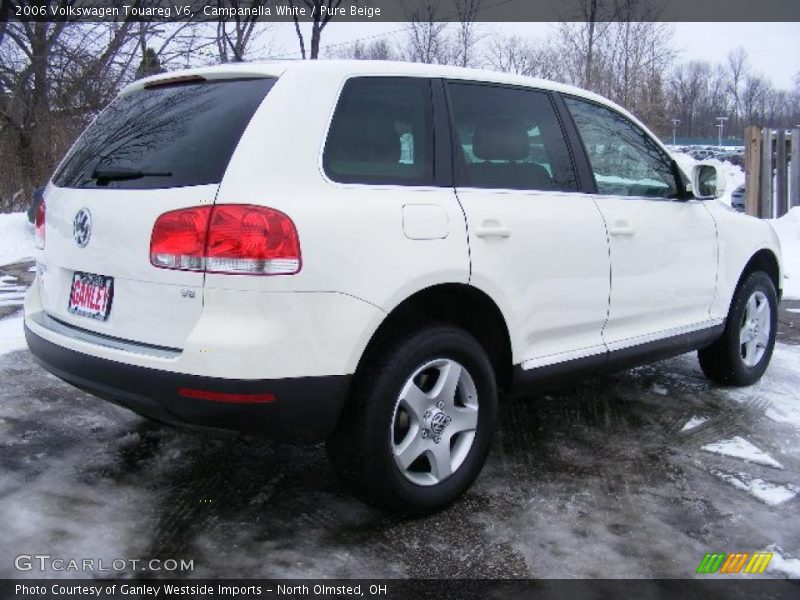 Campanella White / Pure Beige 2006 Volkswagen Touareg V6