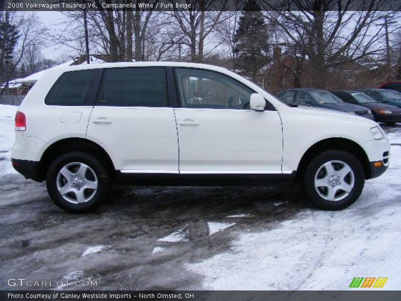 Campanella White / Pure Beige 2006 Volkswagen Touareg V6