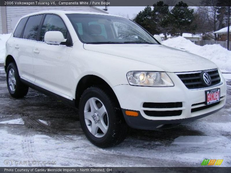Campanella White / Pure Beige 2006 Volkswagen Touareg V6