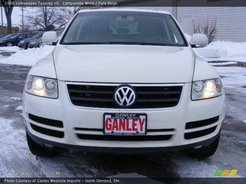 Campanella White / Pure Beige 2006 Volkswagen Touareg V6