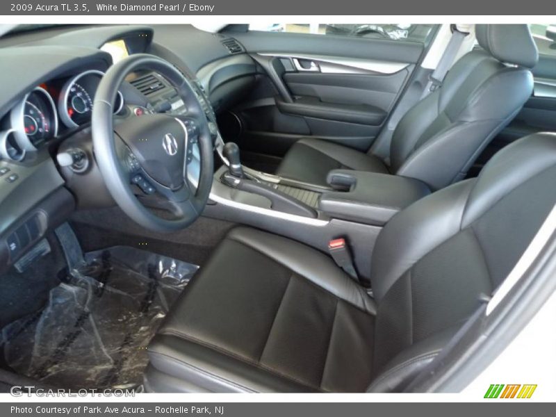 White Diamond Pearl / Ebony 2009 Acura TL 3.5