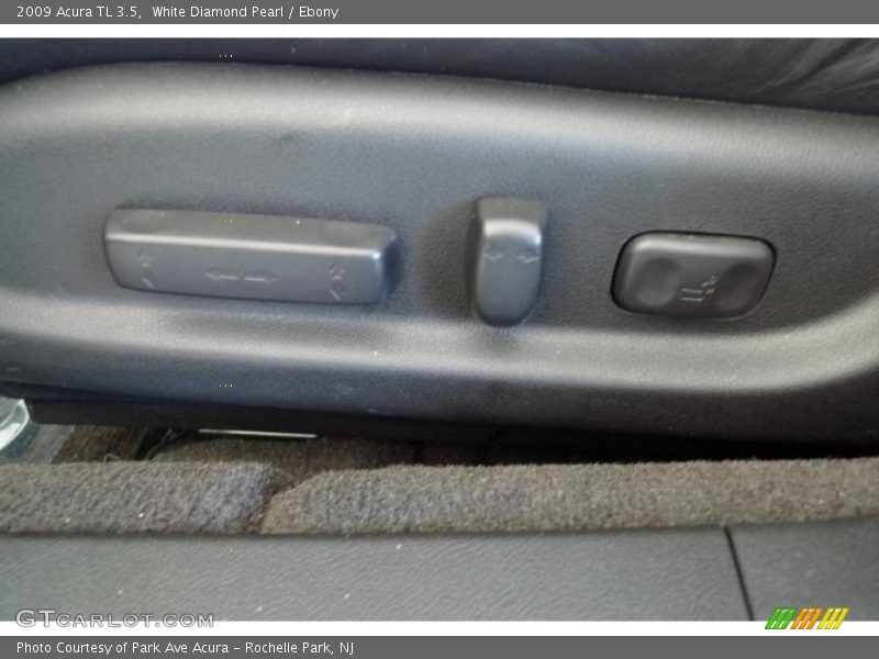 White Diamond Pearl / Ebony 2009 Acura TL 3.5