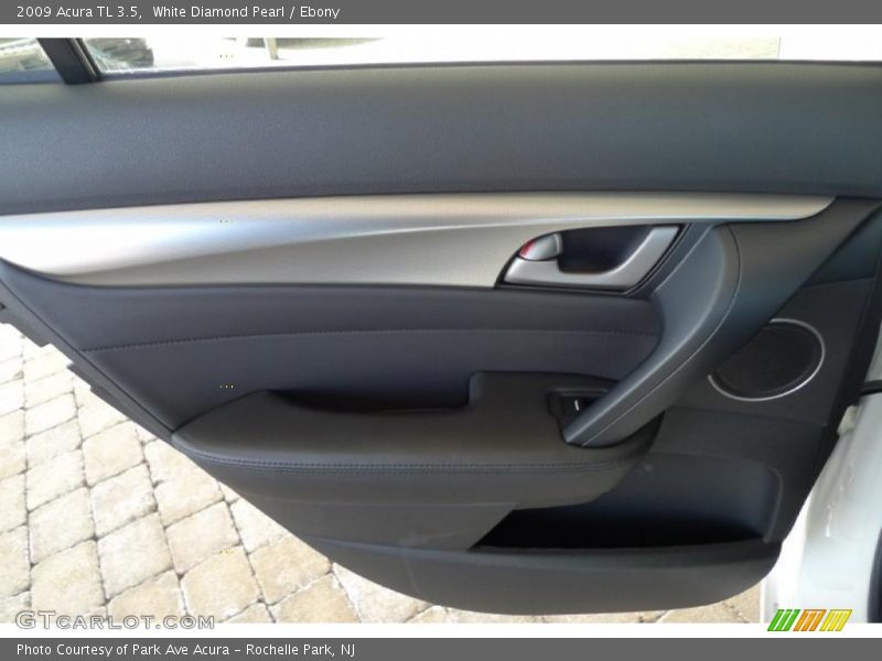White Diamond Pearl / Ebony 2009 Acura TL 3.5