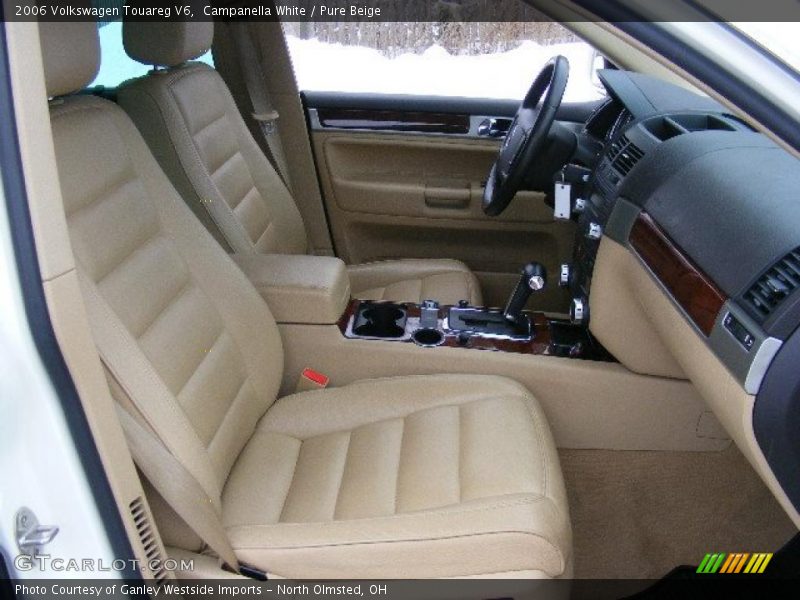 Campanella White / Pure Beige 2006 Volkswagen Touareg V6